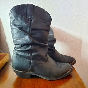 Shyanne Mens Shy Slouch Western Leather Boots  8